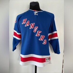 Reebok New York Rangers Henrik Lundqvist Jersey Youth Size L/XL / Adult Small